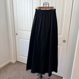 Windsor Black Maxi Skirt Small High Waist Stretch Lined
